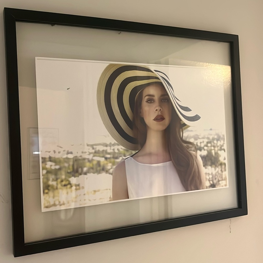 Framed Lana Del Rey photo